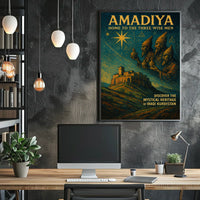 Amadiya Home to the Three Wise Men Poster