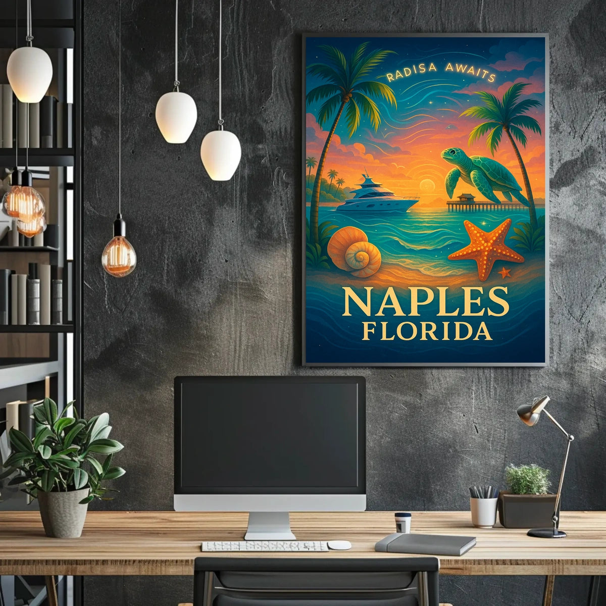 Naples, Florida Paradise Awaits Poster
