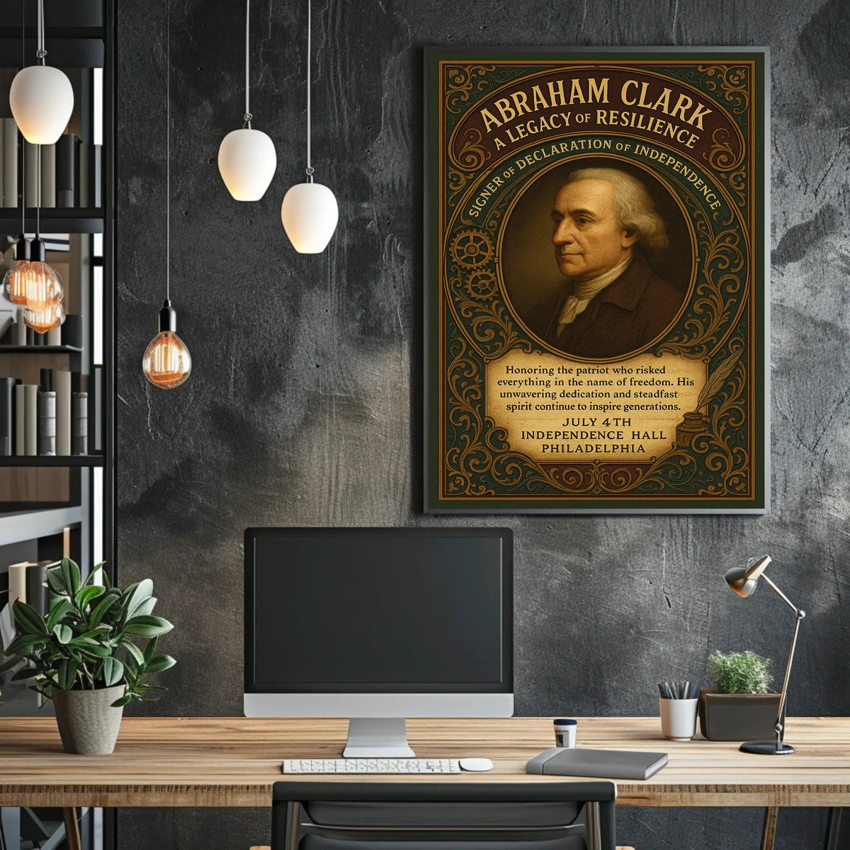 Abraham Clark A Legacy of Resilience Poster