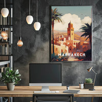 Marrakech Travel Poster