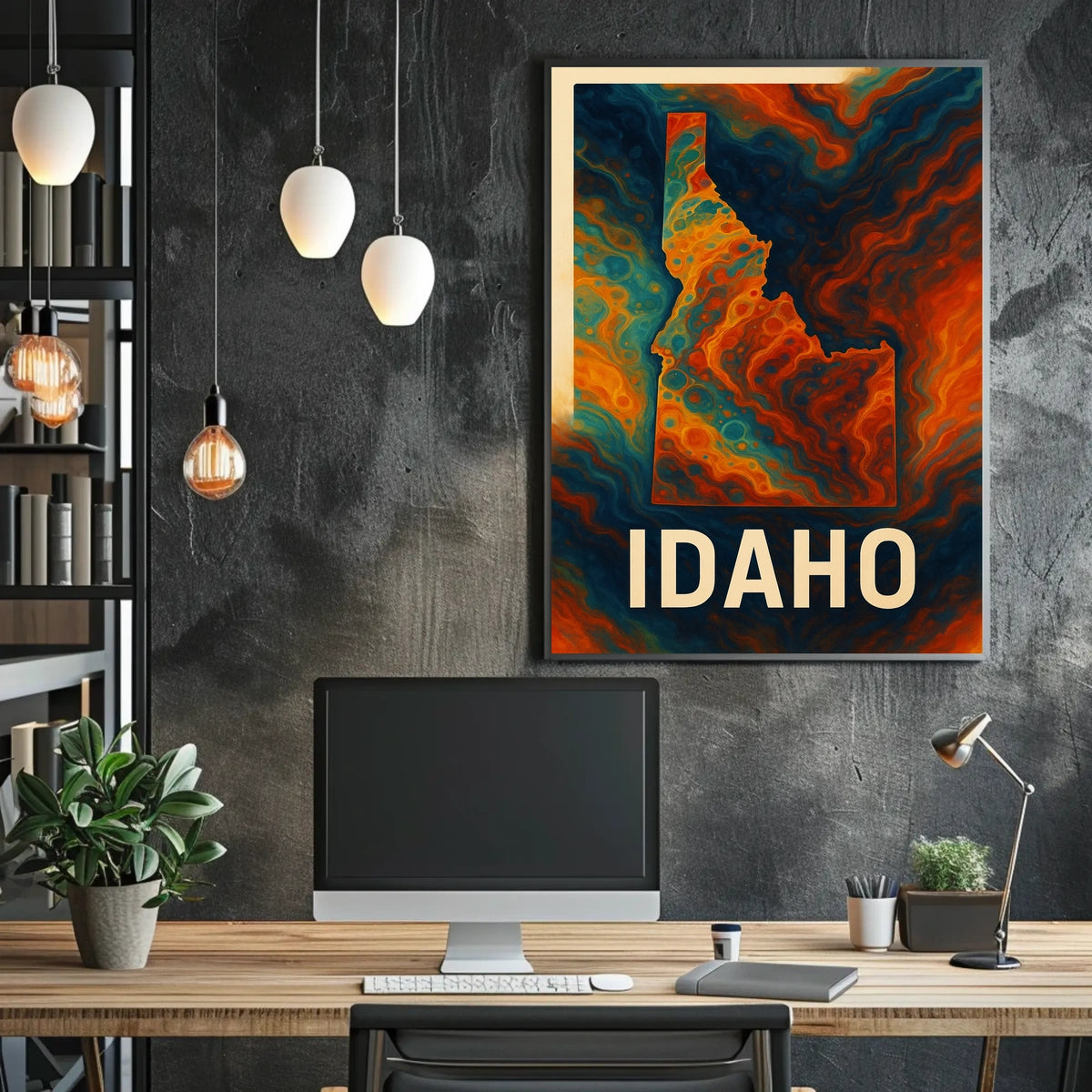 Idaho A Vivid Exploration Poster