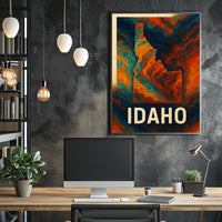 Idaho A Vivid Exploration Poster
