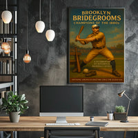 Brooklyn Bridegrooms Champions of the 1880s Poster