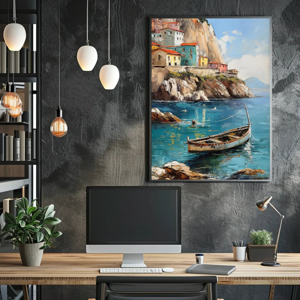 Timeless Abstract Art Deco Style Poster