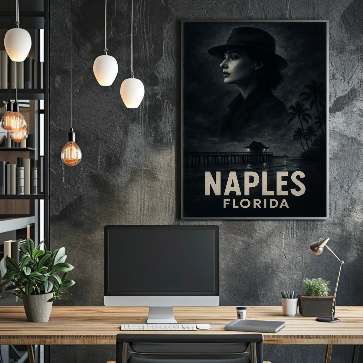 Naples, Florida Noir Poster