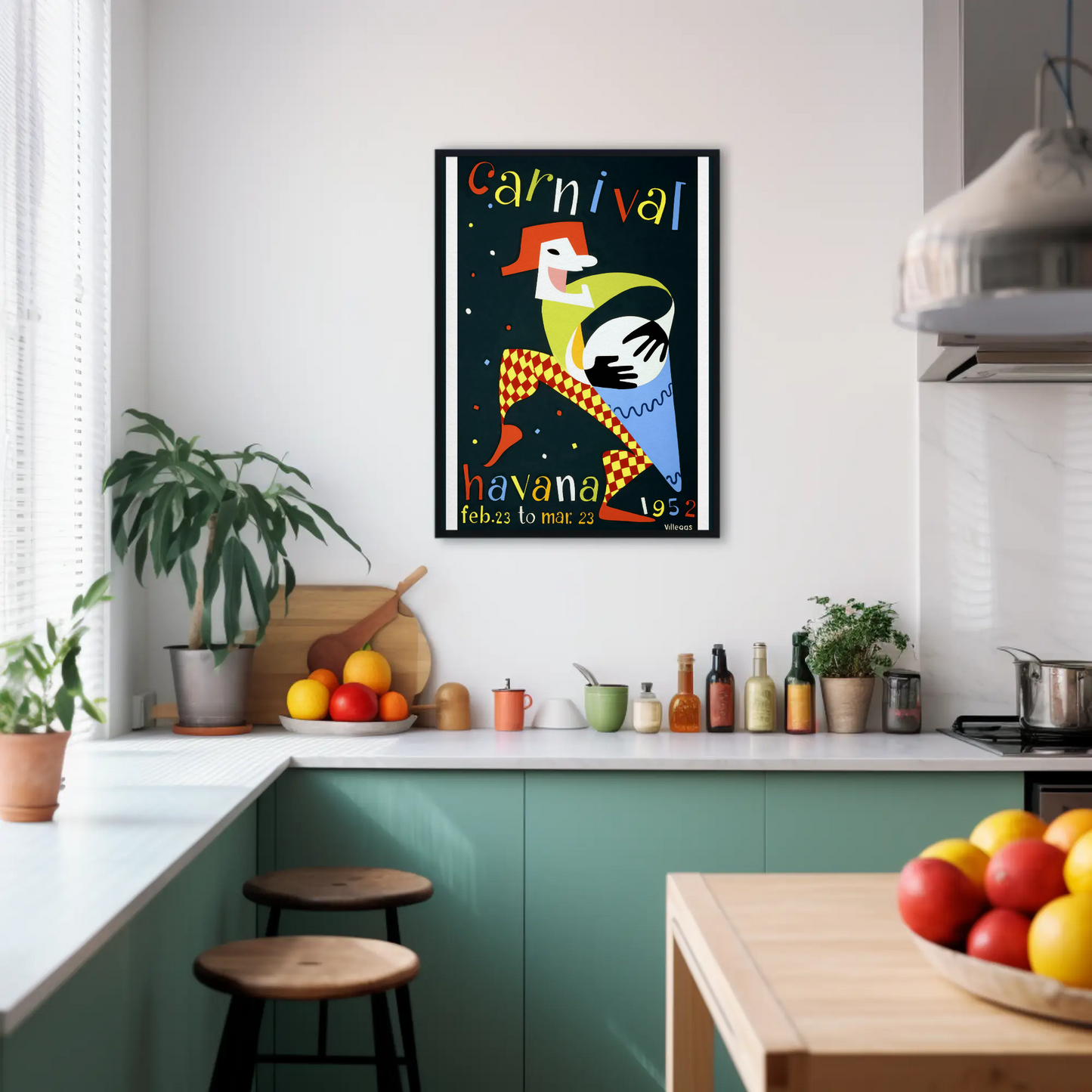 Havana Vintage Poster Carnival 1952