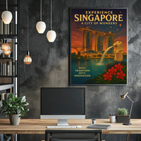 Experience Singapore A City of Wonders Poster