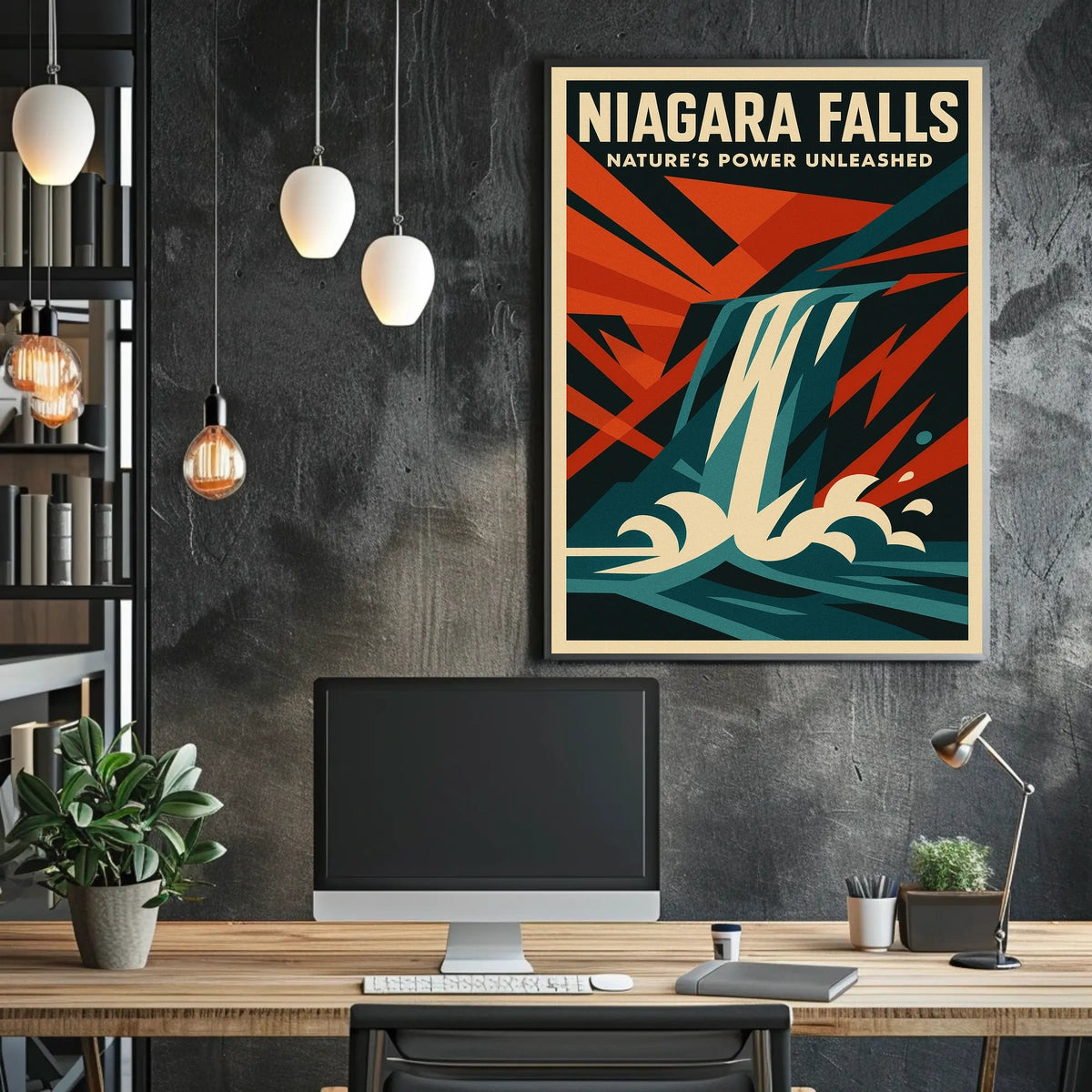 Niagara Falls NatureS Power Unleashed Poster