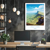Pen y Fan, Wales Poster