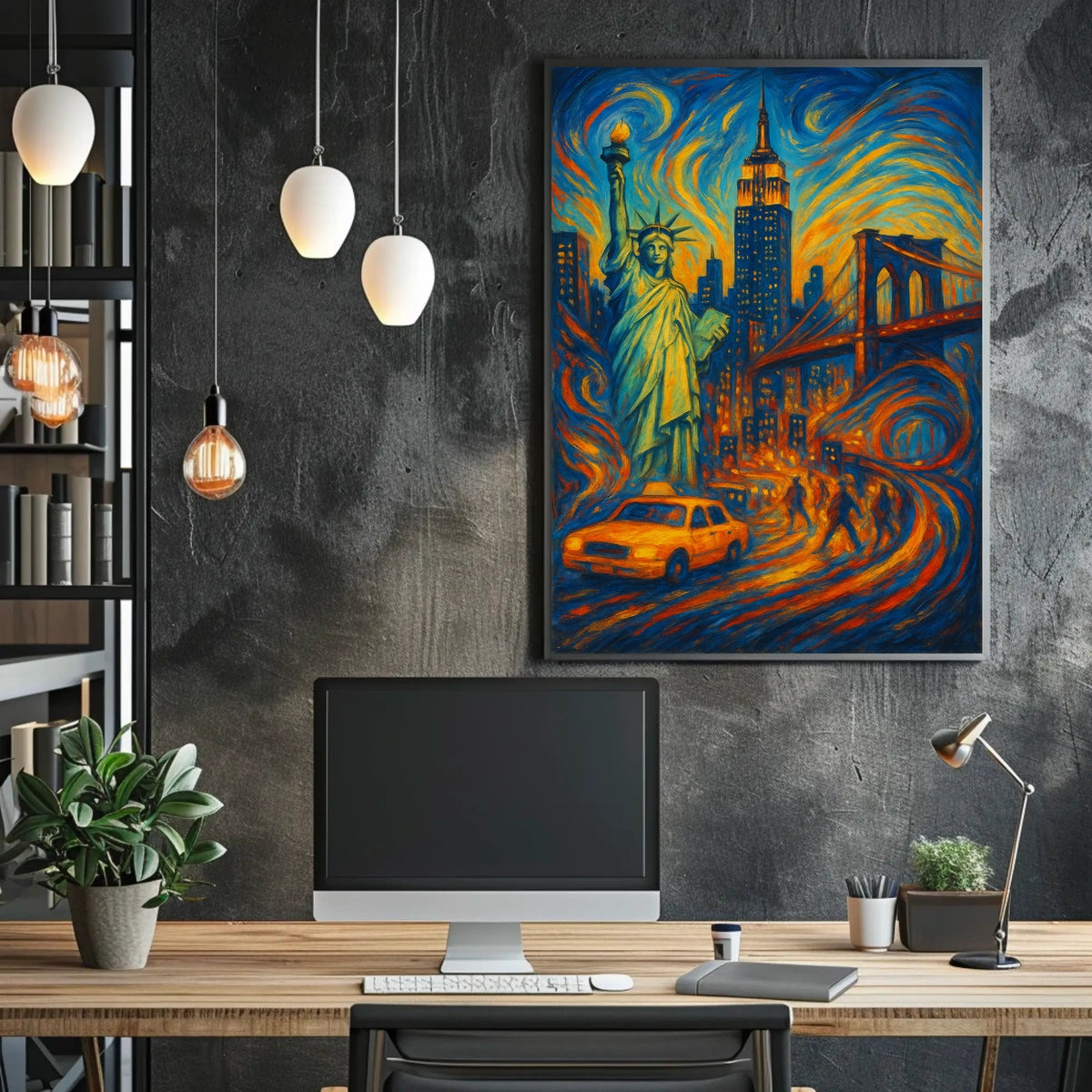 Vibrant New York Cityscape Poster