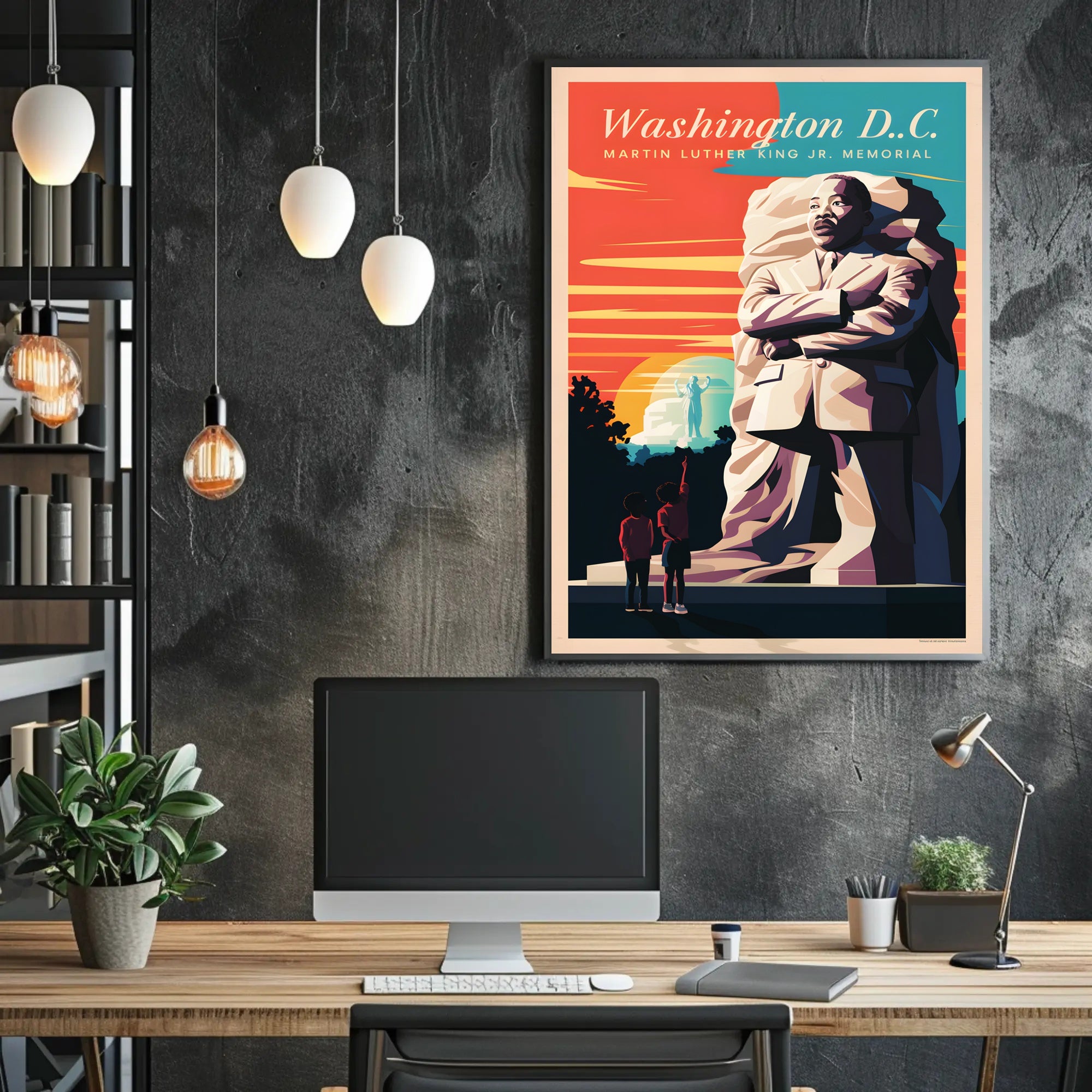Washington D.C. Martin Luther King Jr. Memorial Poster