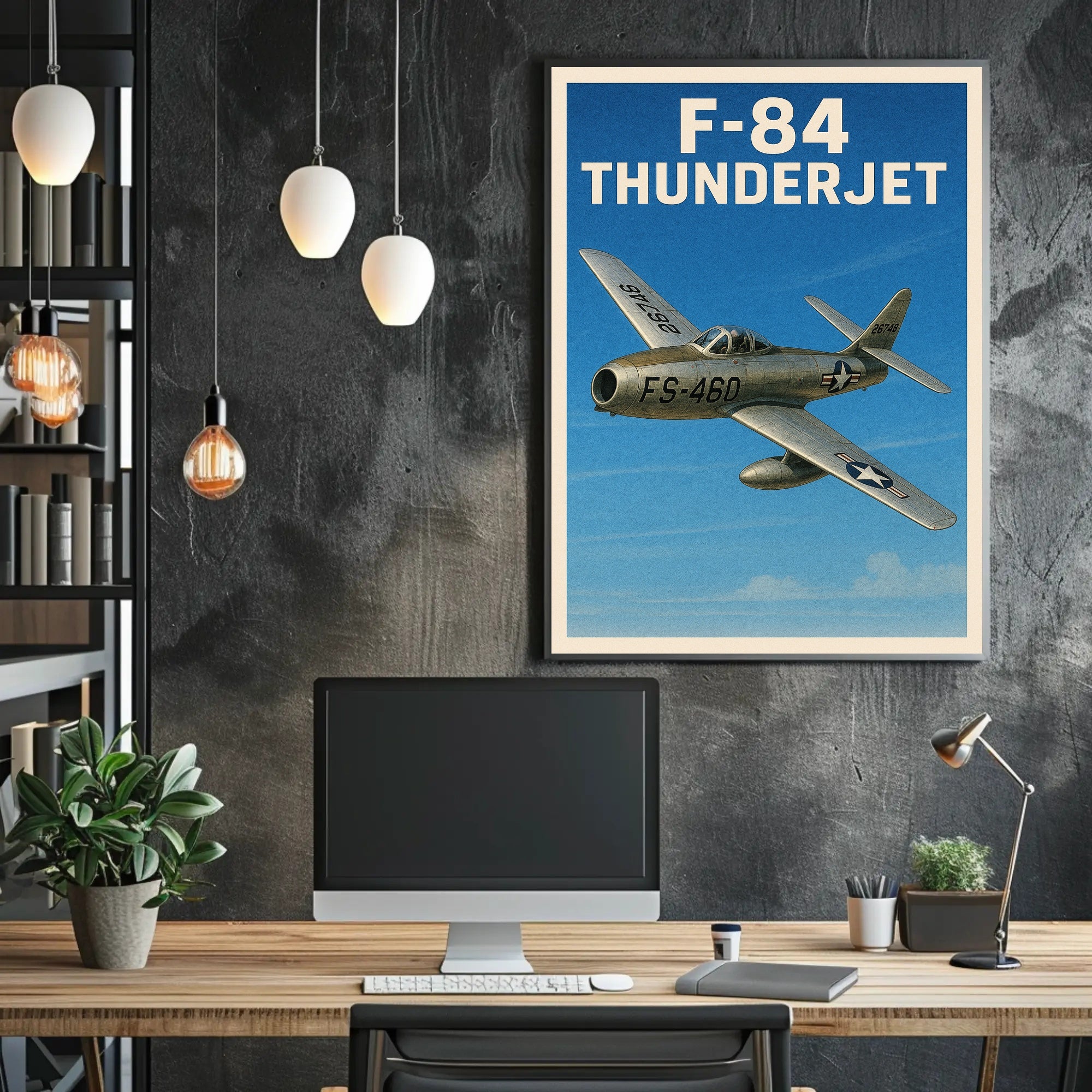 F-84 Thunderjet Poster PosterGoat