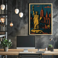 Iconic New York Vintage Poster For City Lovers Collectors