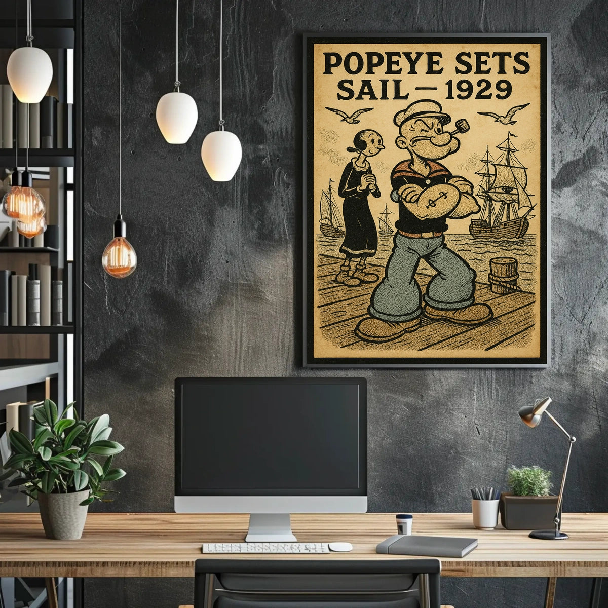 Popeye 1929 Art Poster POP-01