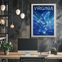 Virginia A Kaleidoscope Of Color Poster
