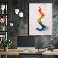 Vintage Retro Cars Mid-20th Century Poster