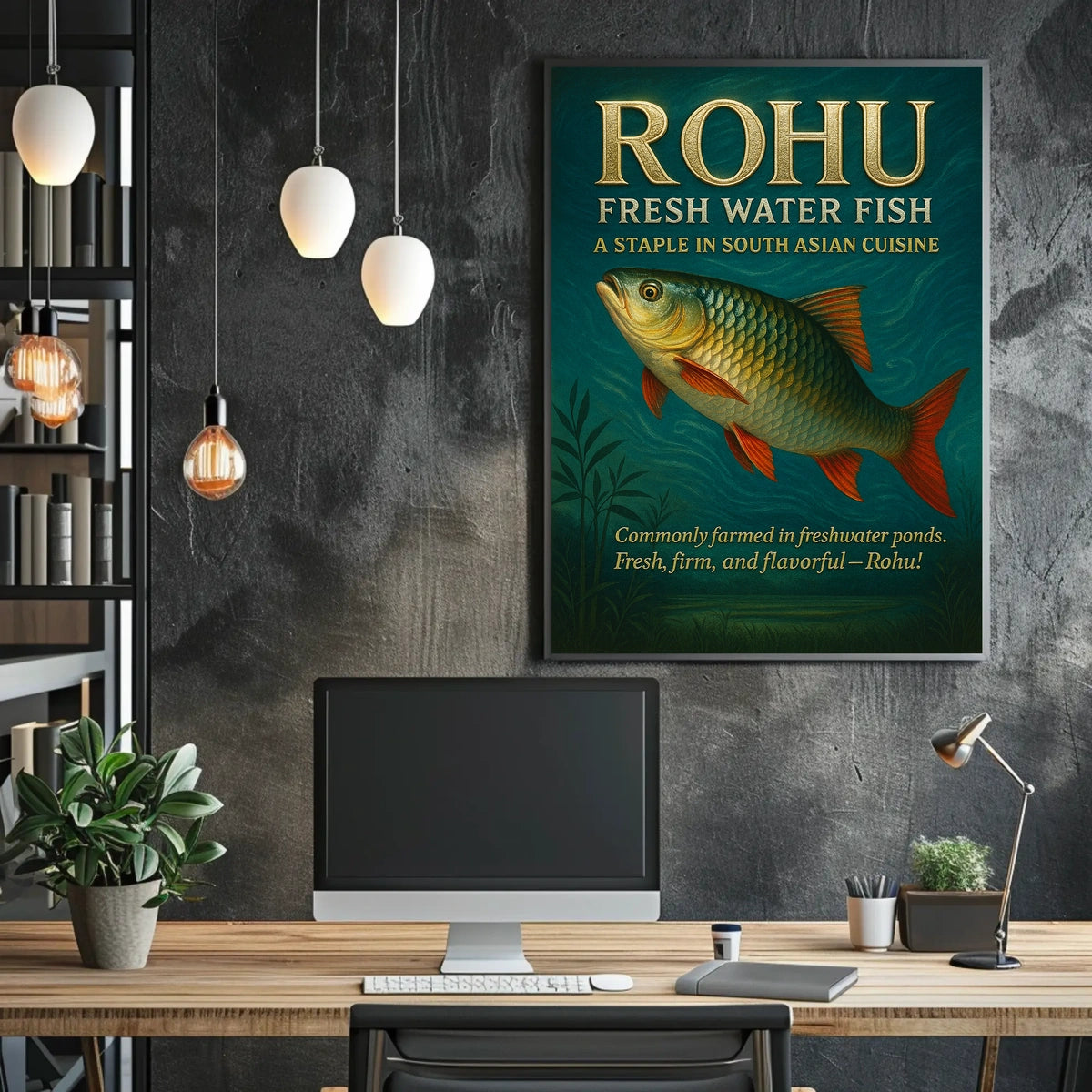 Rohu Freshwater Delight Poster