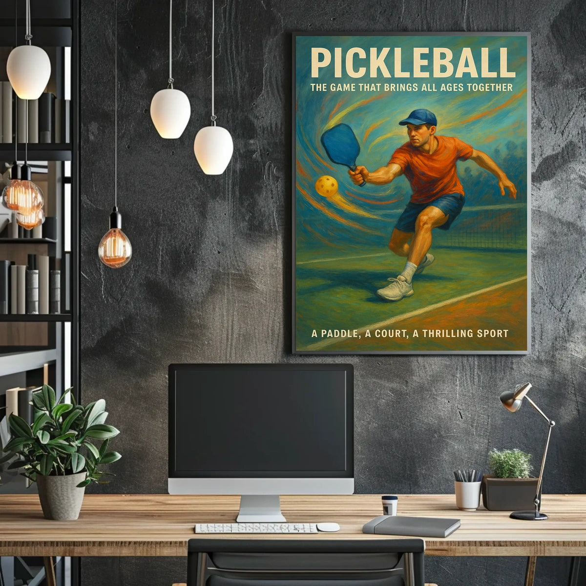 Pickleball A Game for All Ages Poster