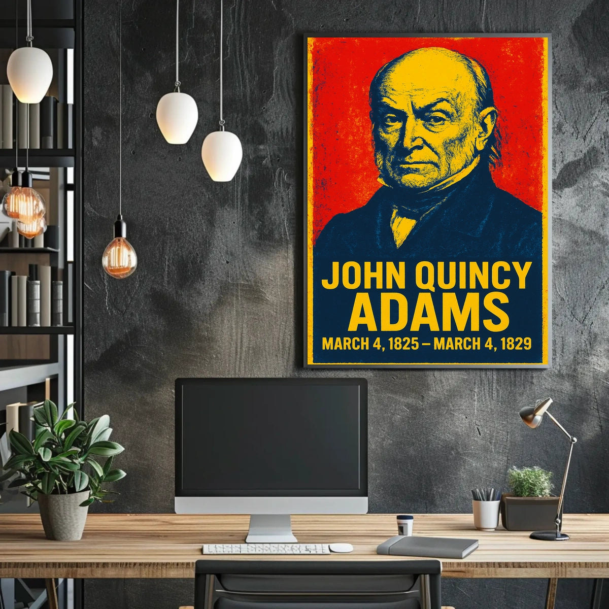 John Quincy Adams Presidential Term Poster