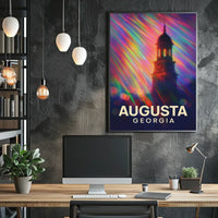 Augusta, Georgia Vibrant Landmark Poster