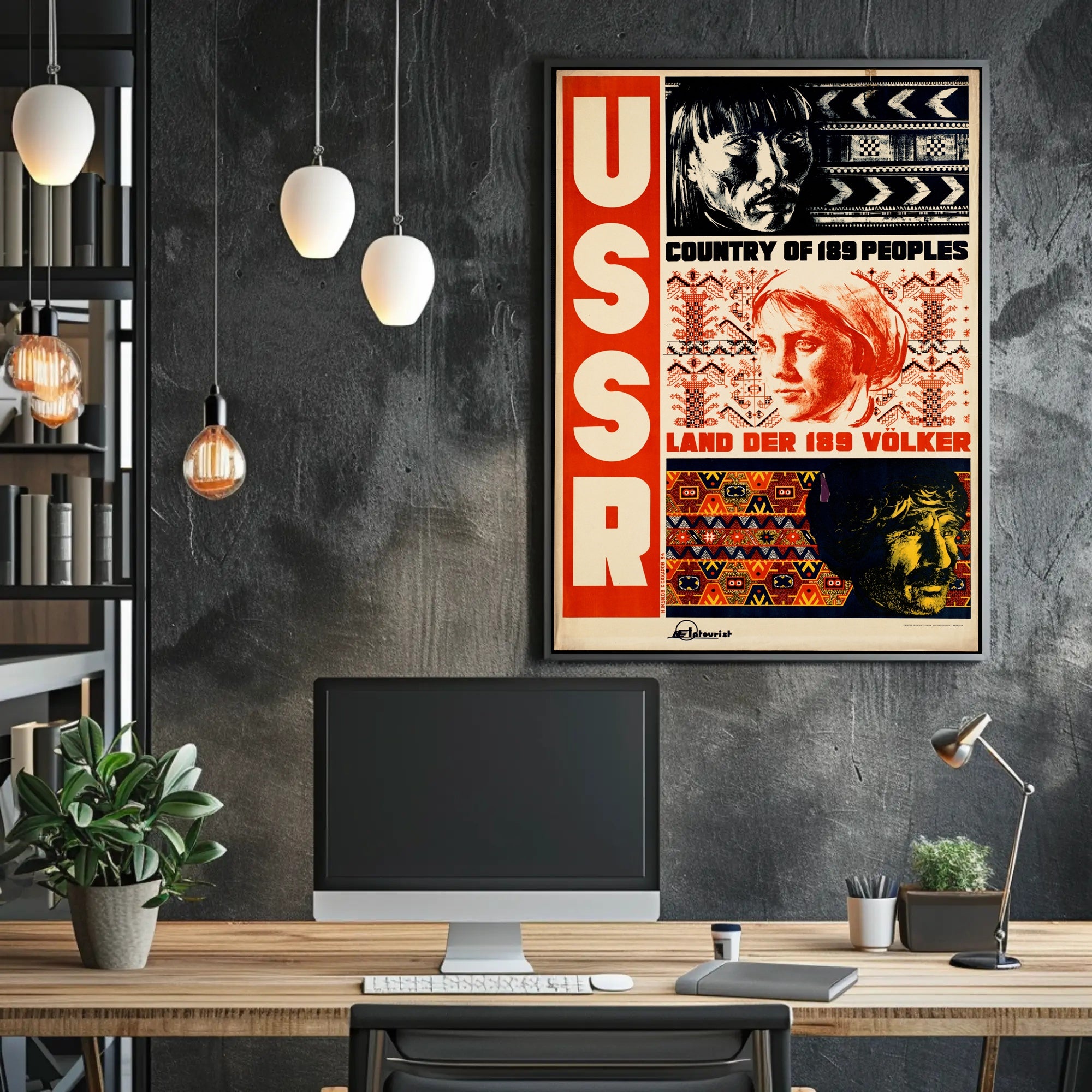 USSR – Country of 189 Peoples Poster PosterGoat