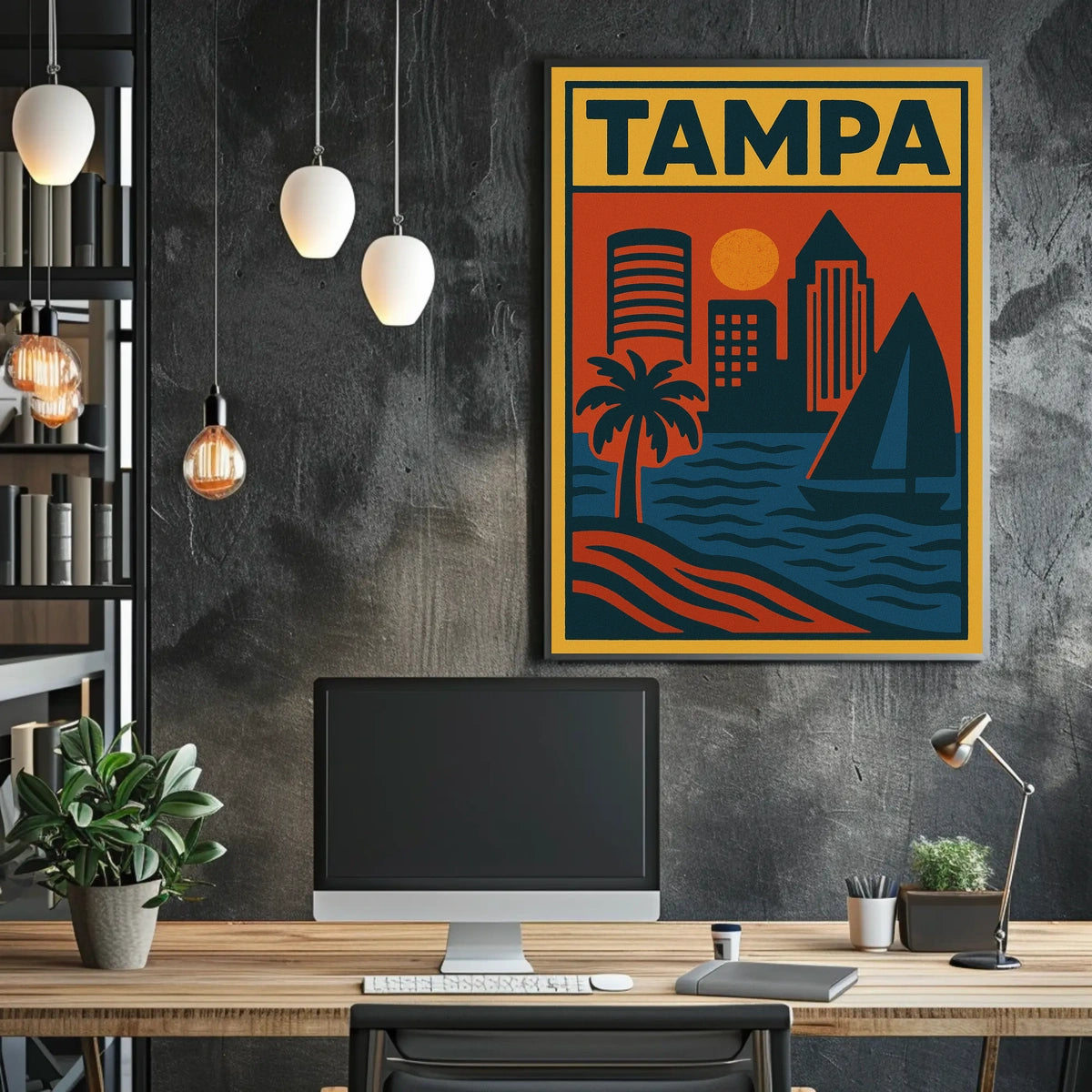 Tampa Cityscape Poster