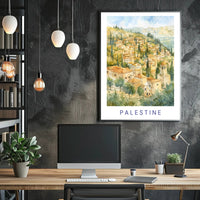 Palestinian Village Scenic Art: Cultural or Heritage Poster PosterGoat