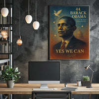 Barack Obama Inspirational and Iconic Historical or Presidential Poster