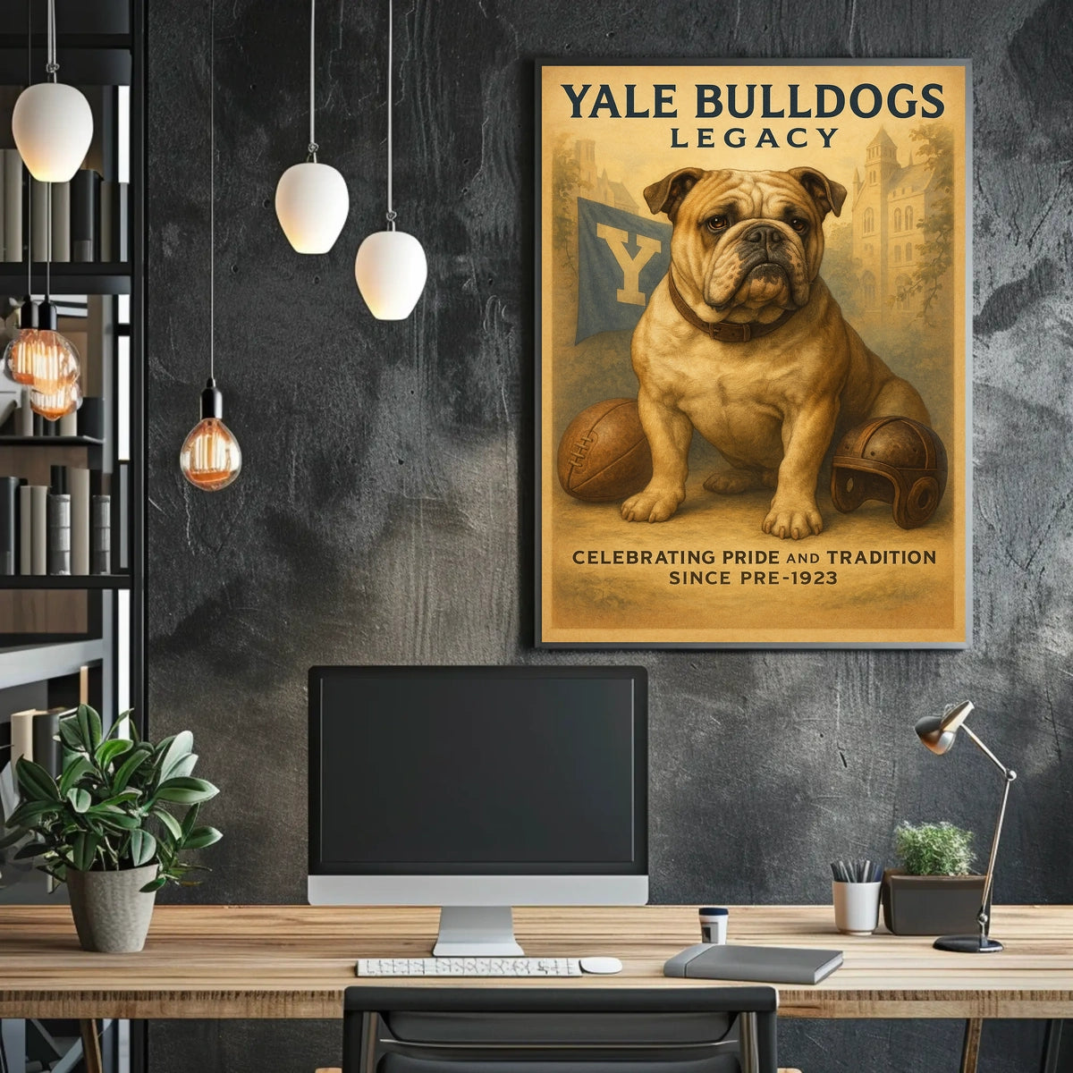 Yale Bulldogs Legacy Poster