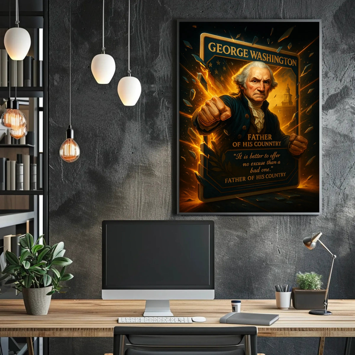 George Washington Father Of His Poster