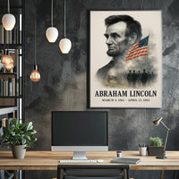 Abraham Lincoln 16th President of the United States Reflections Poster