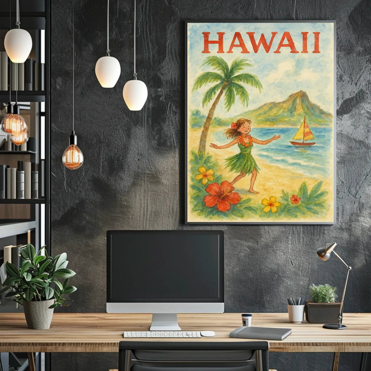 Hawaiian Paradise Poster