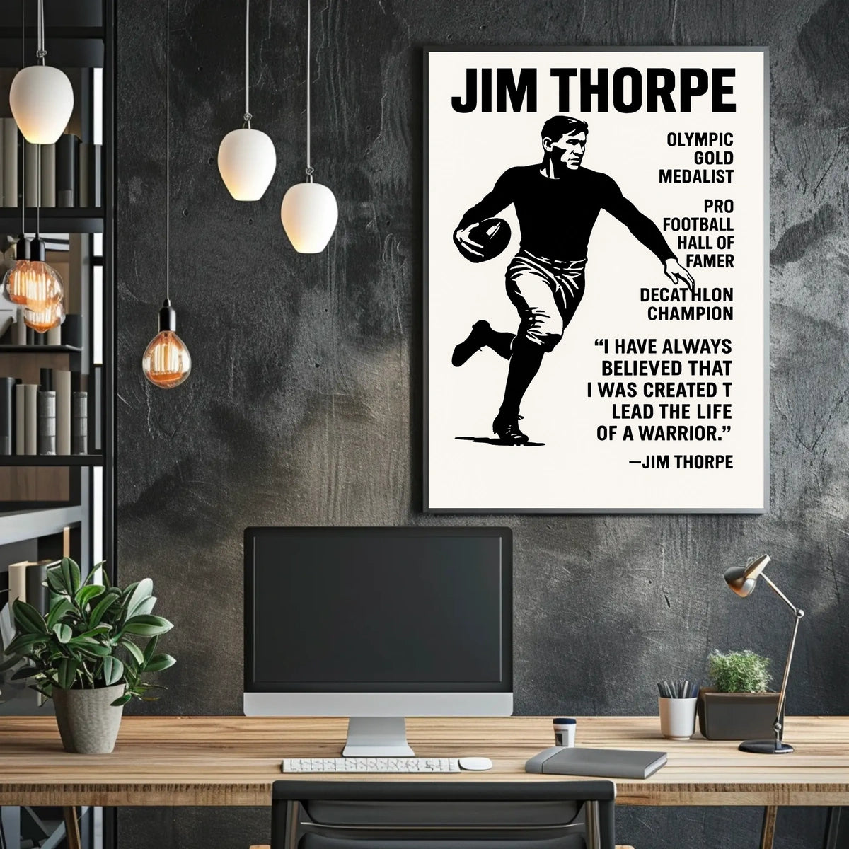 Celebrating Jim Thorpe A Legendary Athlete Jim Thorpe Poster