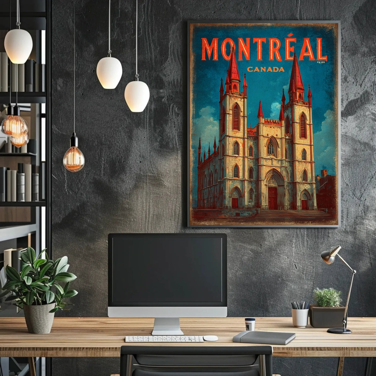 Montréal Architectural Marvel Poster