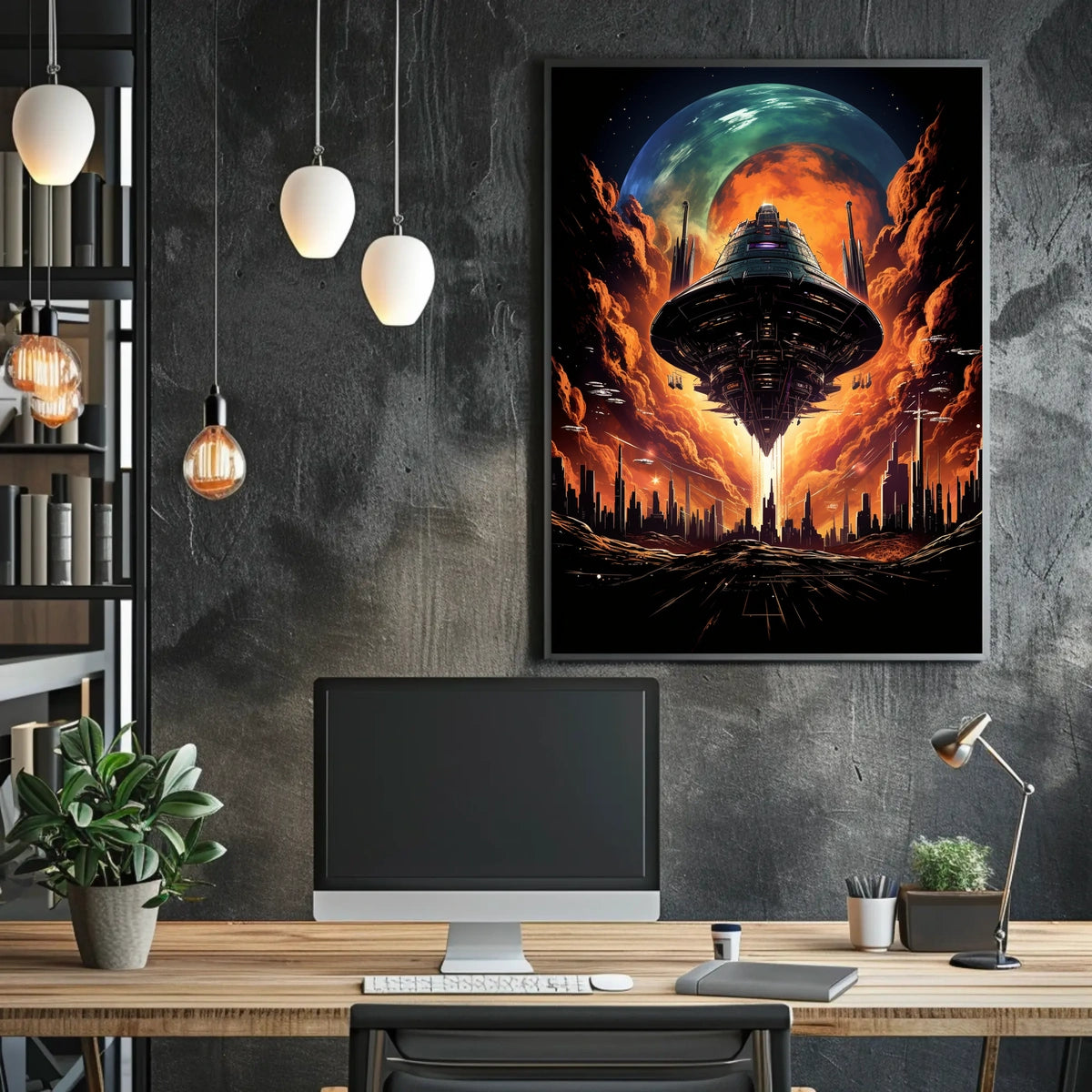 Cosmic Arrival Poster