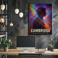 Cambridge Massachusetts Wanderlust Travel Minimalist Poster