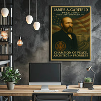 James A. Garfield Portrait Historical or Presidential Poster