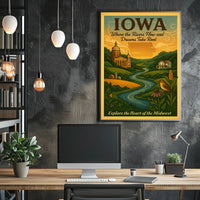 Explore The Heart Of The Midwest Poster
