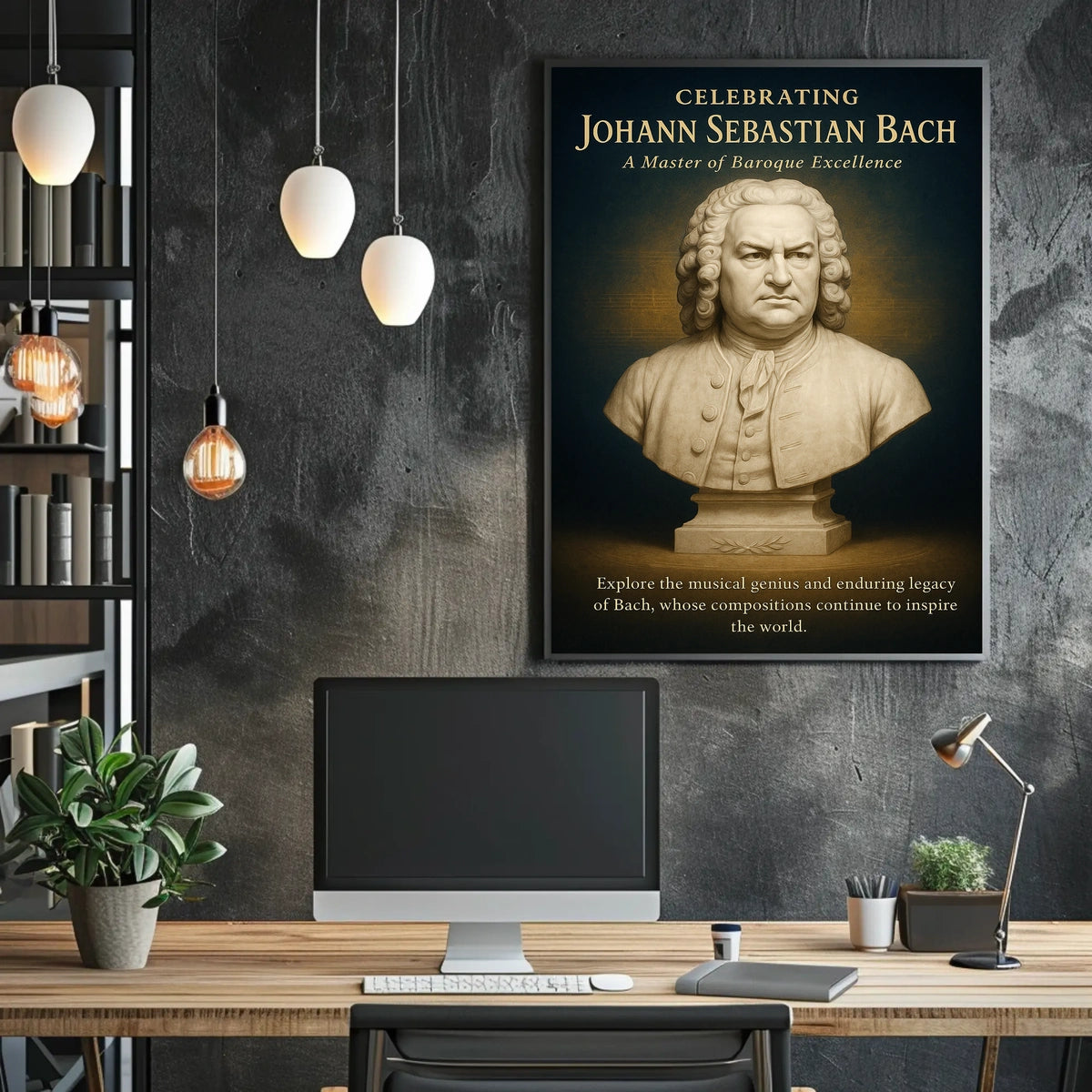 Celebrating Johann Sebastian Bach Poster