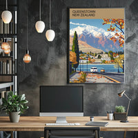 Scenic View of Queenstown Poster
