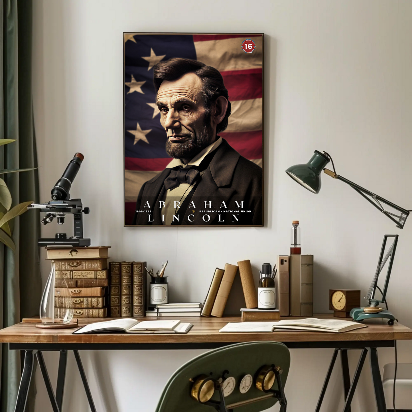 Abraham Lincoln 16th President Of The United States Portrait