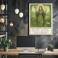 Saint Brigid of Ireland Poster PosterGoat