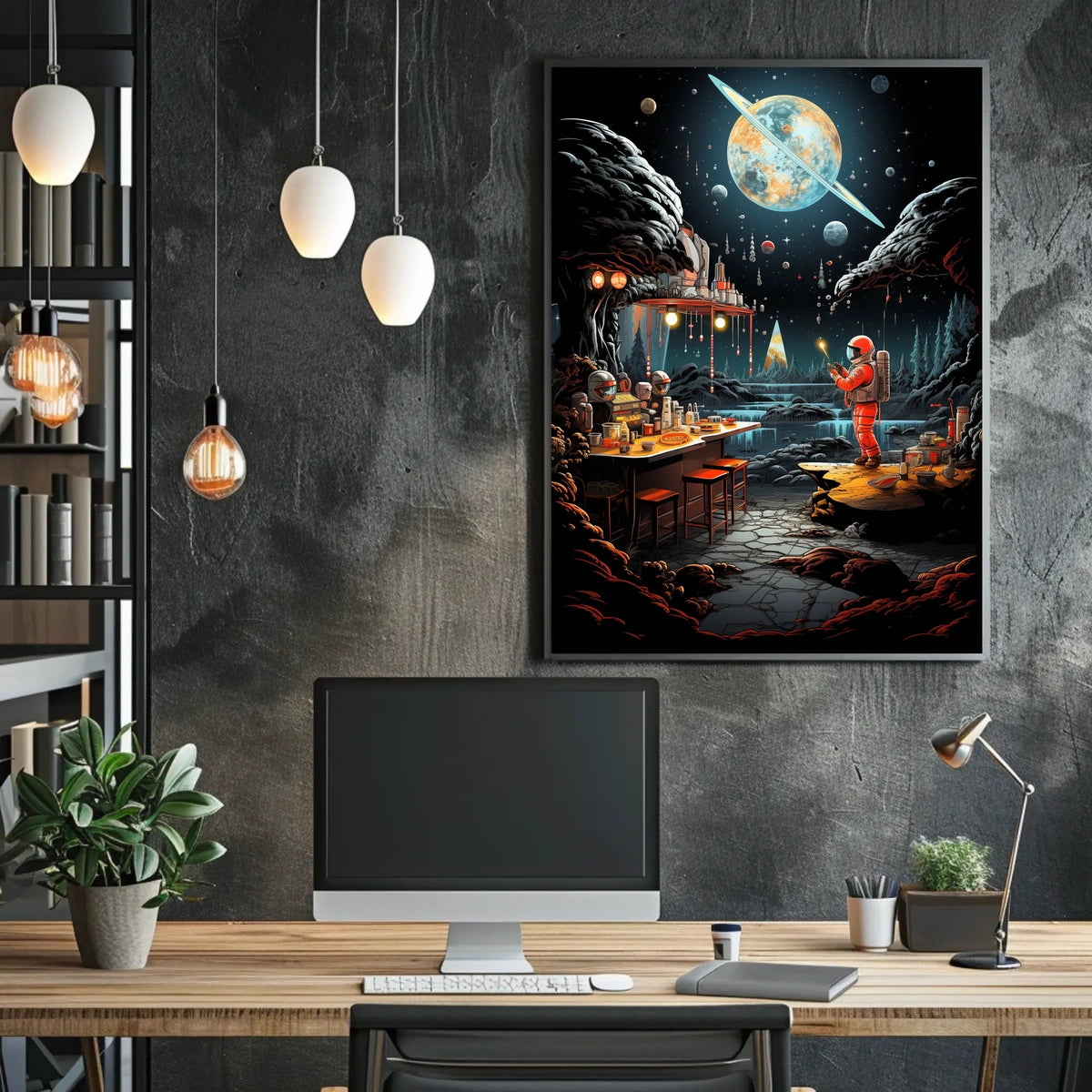 Cosmic Cafรฉ Adventure Poster