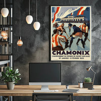 Chamonix Ice Hockey World Championship Poster