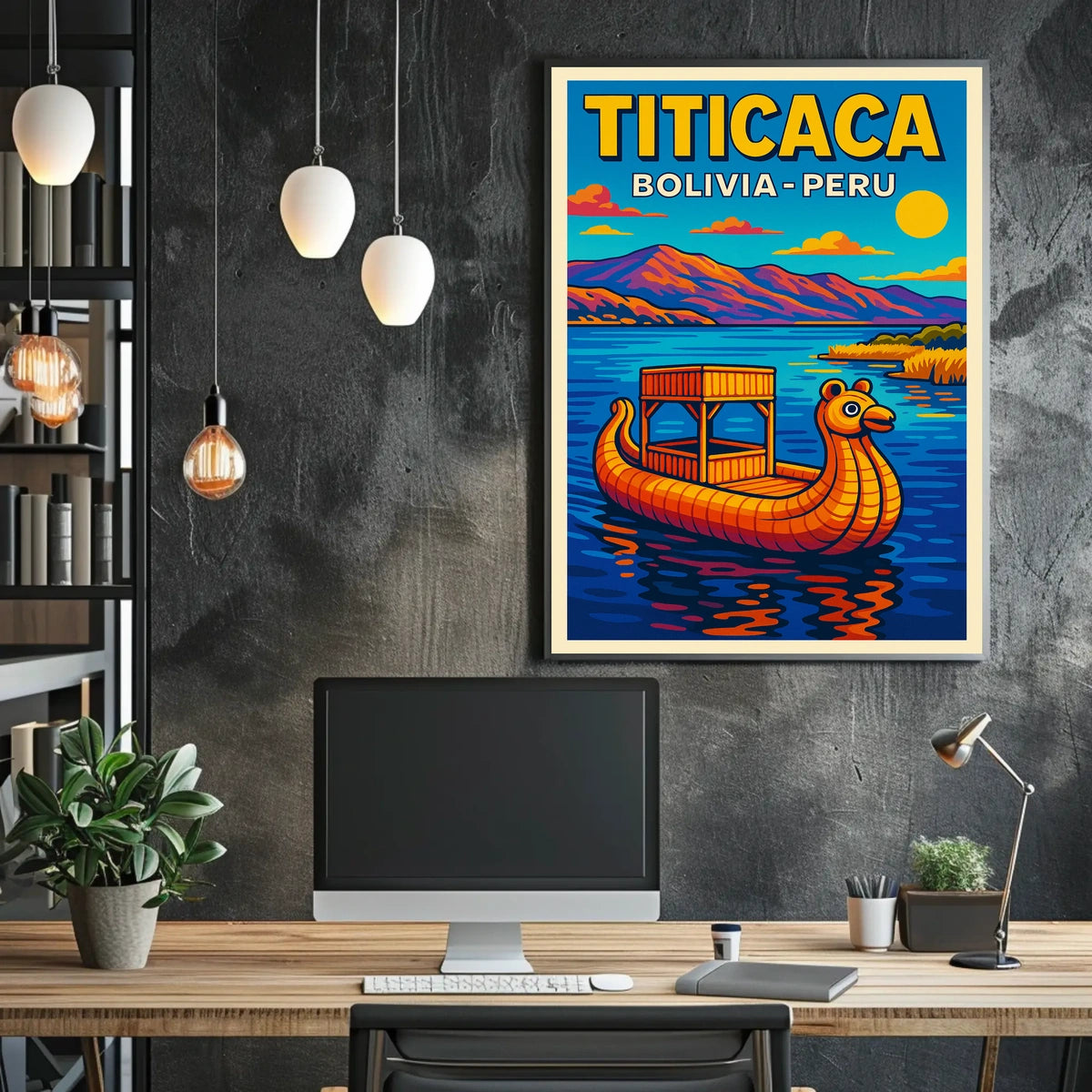 Titicaca Bolivia-Peru Adventure Poster