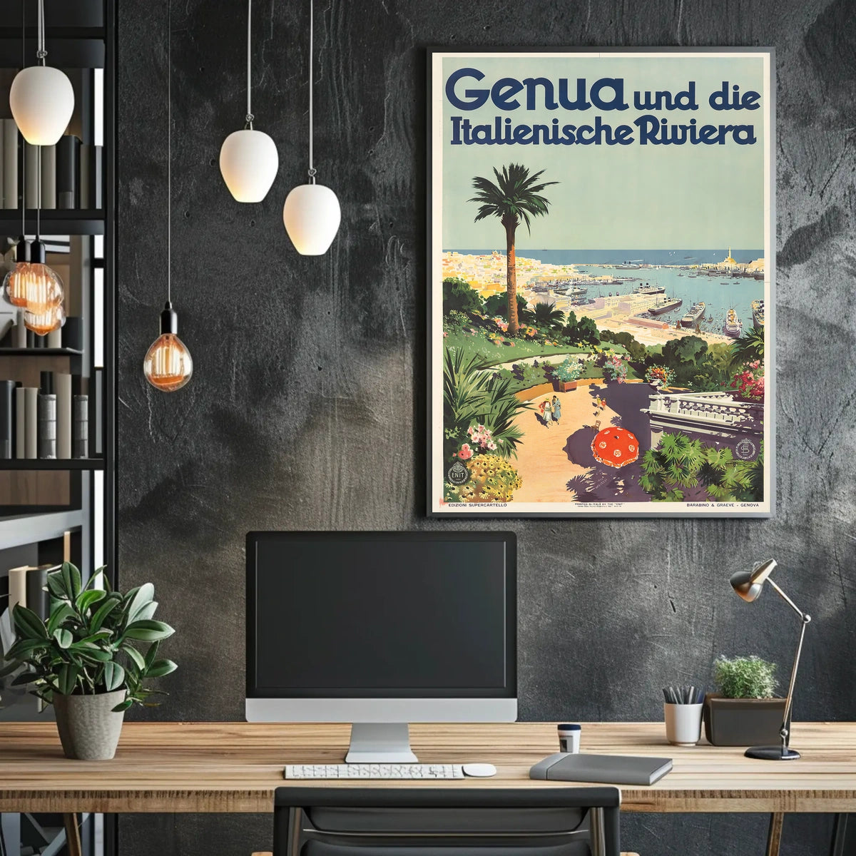 Genua Und Die Italienische Riviera Poster