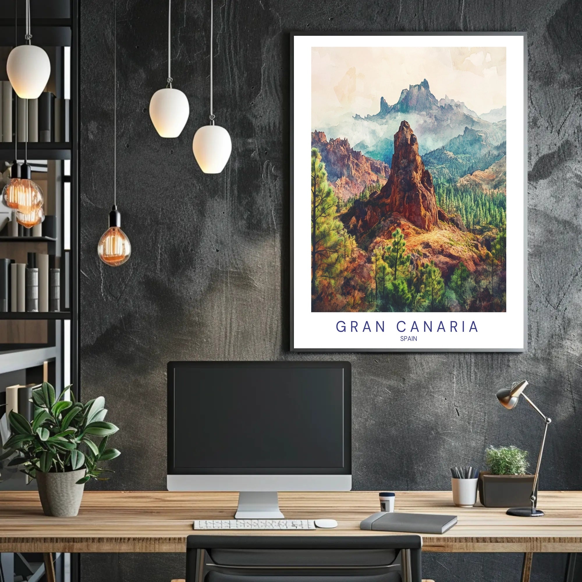 Scenic Landscapes of Gran Canaria Poster PosterGoat