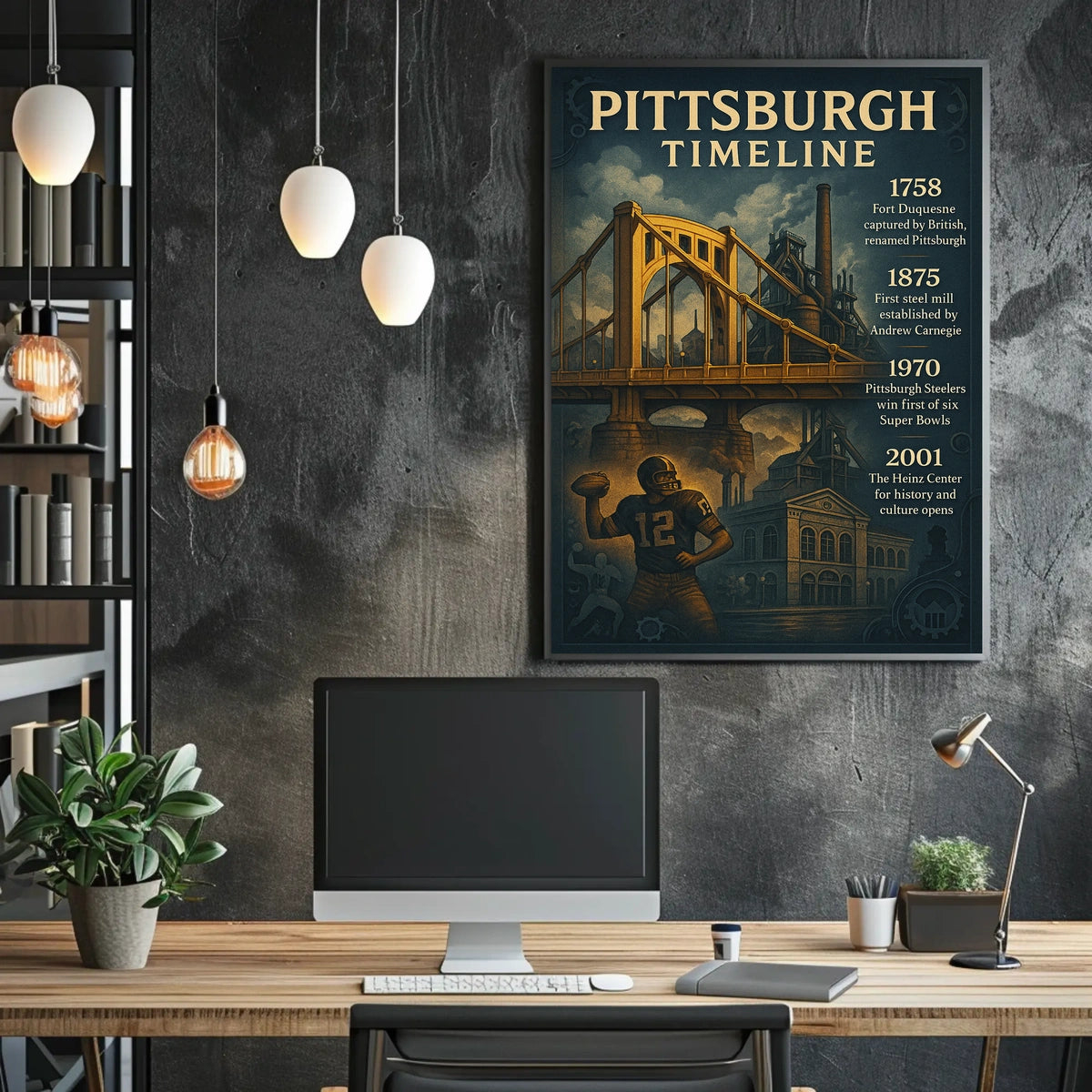 Pittsburgh Timeline Poster