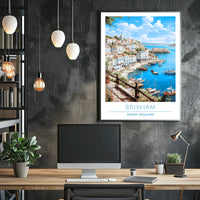 Scenic View of Brixham Poster