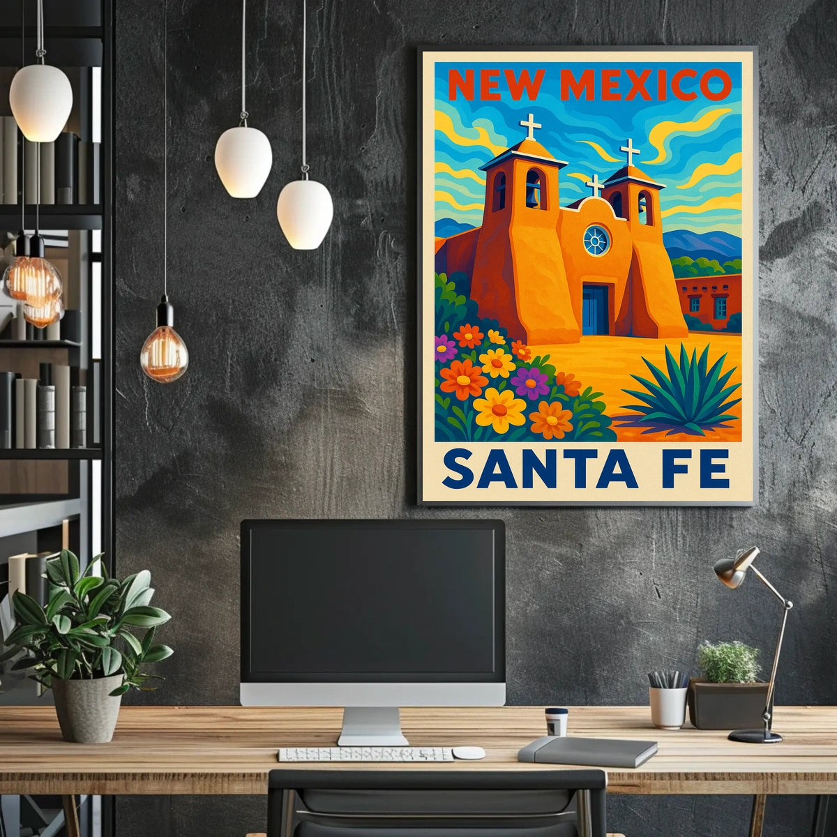 New Mexico Santa Fe Poster